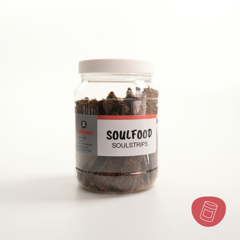 cadocare Hundesnacks - SoulStrips - Rind mit Hüttenkäse