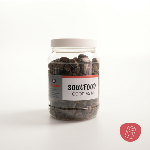 cadocare Hundesnacks - Soulfood Goodies M - Elch, Huhn, Seelachs & Heidelbeere