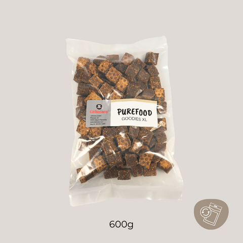 cadocare Hundesnacks - PureFood Goodies XL - Rind