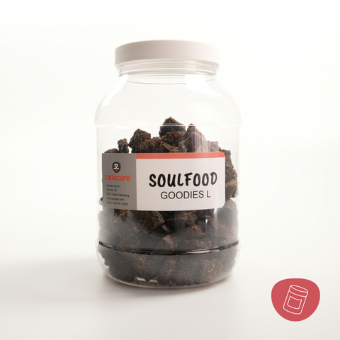 cadocare Dog Snacks - Soulfood Goodies L - Chicken, Sweet Potato & Elderberry