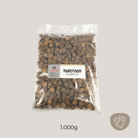 cadocare Dog Snacks - PureFood Goodies M - Venison