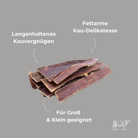 Premium Naturkauartikel - PURECHEW - Erlesenes Rinderdörrfleisch