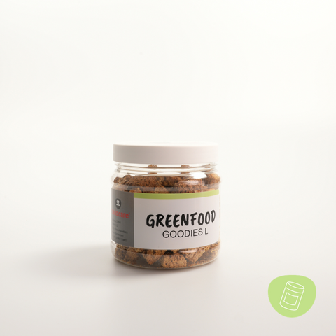 cadocare Hundesnacks - GreenFood Goodies L Veggie - Süßkartoffel, Karotte & Banane