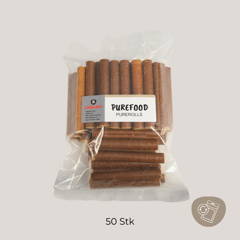 cadocare Hundesnacks - PureRolls - Ente