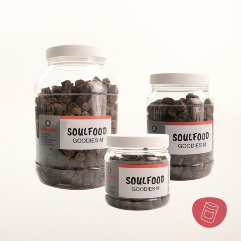 cadocare Hundesnacks - Soulfood Goodies M - Lamm, Huhn, Forelle & Holunderbeere
