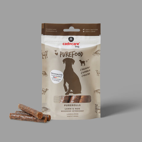 cadocare Hundesnacks - PureRolls - Lamm & Reis