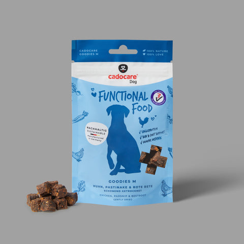 cadocare Hundesnacks - Goodies M - Huhn, Pastinake & Rote Bete