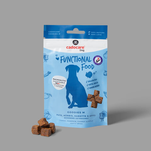 cadocare Dog Snacks - Goodies M - Turkey, Pumpkin, Carrot & Apple