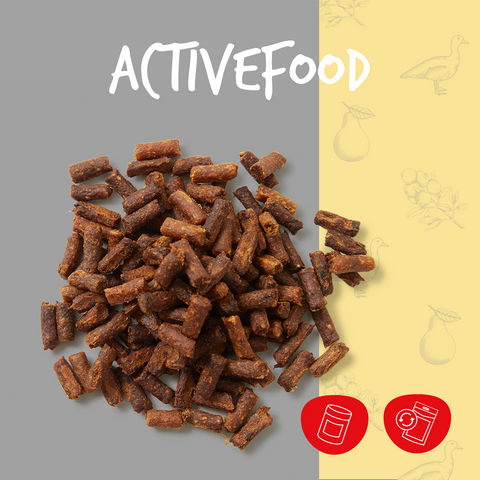 cadocare Hundesnacks - ActiveSticks- Ente, Birne & Preiselbeere