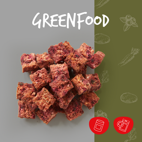 cadocare Hundesnacks - GreenFood Goodies L Veggie - Kartoffel, Pastinake, Rote Bete & Cranberry