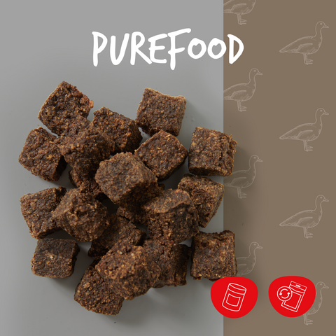 cadocare Hundesnacks - PureFood Goodies M - Ente