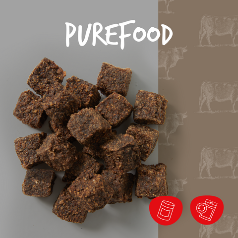 cadocare Hundesnacks - PureFood Goodies M - Rind