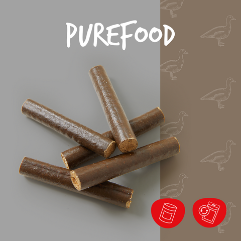 cadocare Hundesnacks - PureRolls - Ente