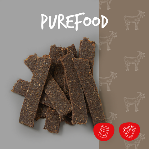 cadocare Hundesnacks - PureStrips - Ziege