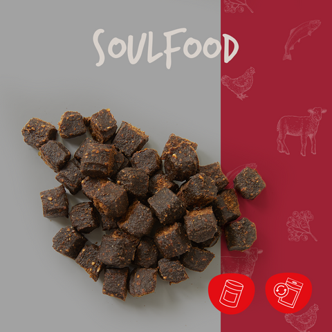 cadocare Hundesnacks - Soulfood Goodies M - Lamm, Huhn, Forelle & Holunderbeere