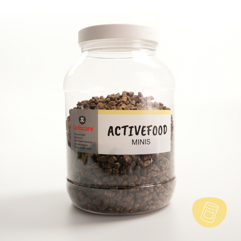cadocare Hundesnacks - ActiveFood Minis - Hirsch