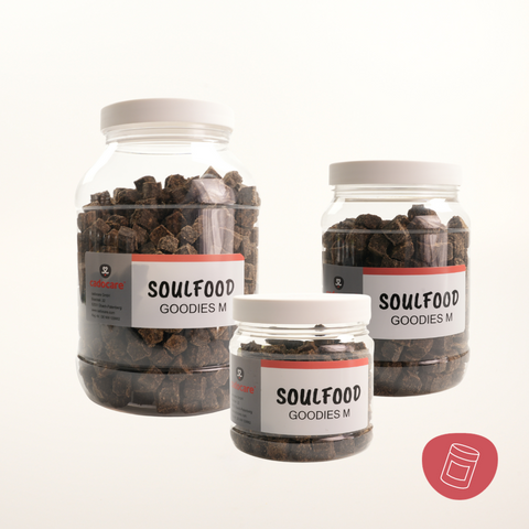 cadocare dog snacks - Soulfood Goodies M - Ostrich