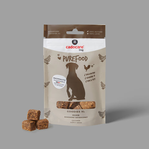 cadocare Hundesnacks - PureFood Goodies XL - Huhn