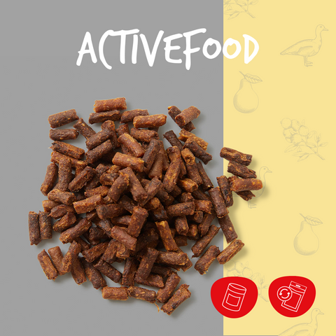 cadocare Hundesnacks - Activefood Minis - Ente, Birne & Preiselbeere