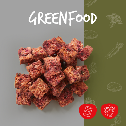 cadocare dog snacks - GreenFood Goodies L Veggie - Potato, parsnip, beet & cranberry