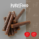 cadocare Hundesnacks - PureRolls - Lamm und Reis